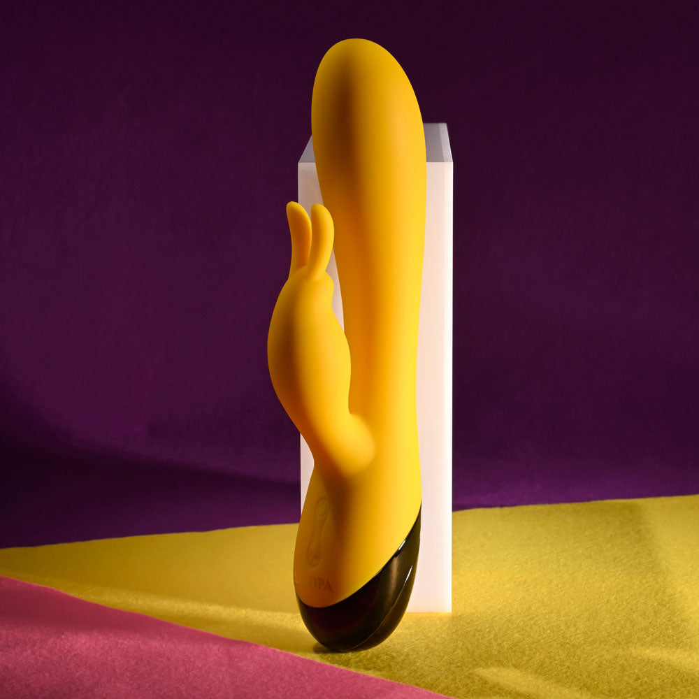 Selopa Buzzz Bunny Yellow 19.7 Cm Usb Rechargeable Rabbit Vibrator