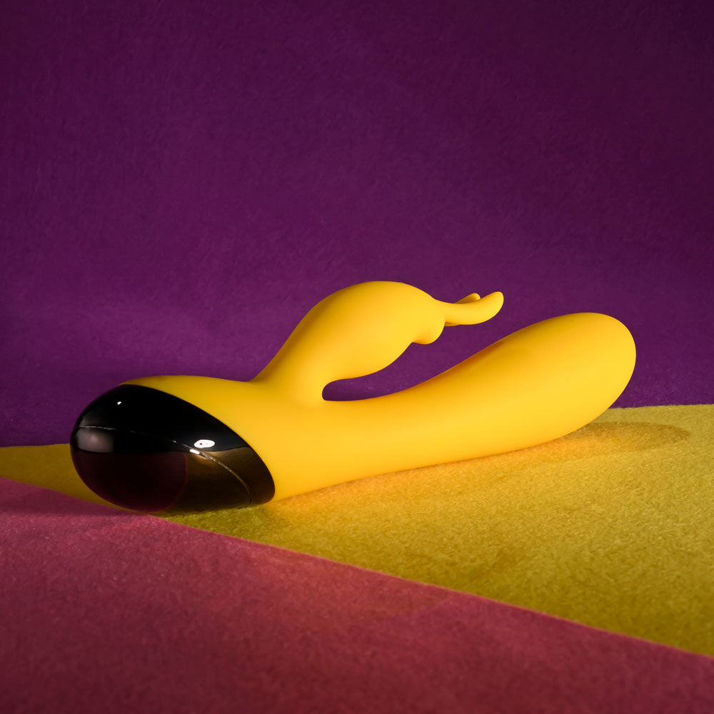 Selopa Buzzz Bunny Yellow 19.7 Cm Usb Rechargeable Rabbit Vibrator