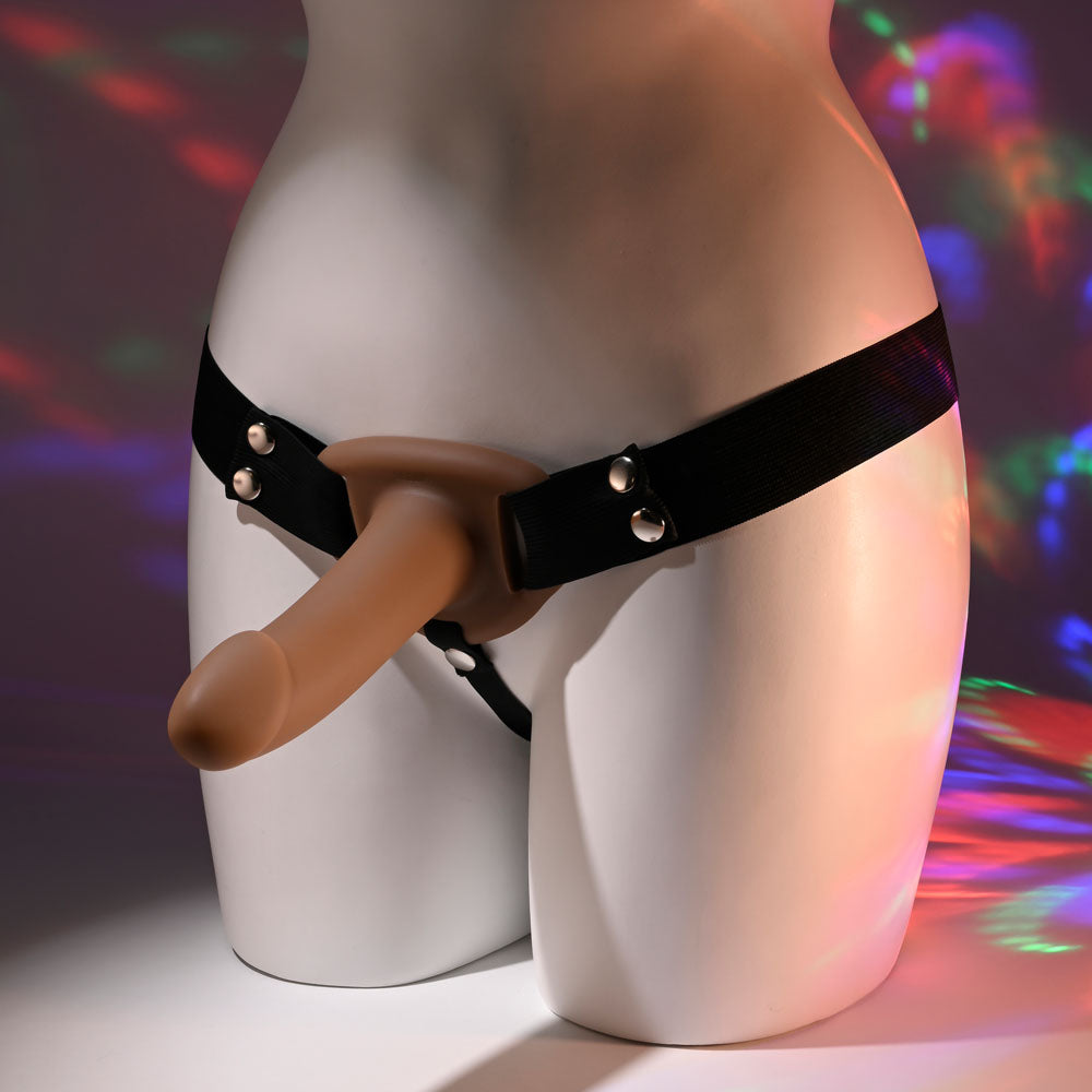 Selopa Our First Hollow Strap On Dark Brown 16.3 Cm Hollow Strap On