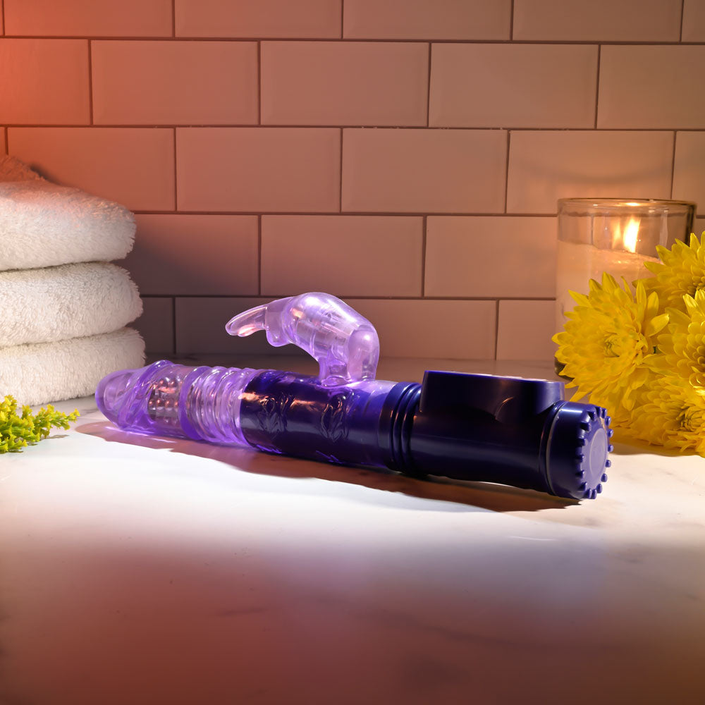 Selopa Bunny Thruster Purple 24.8 Cm Thrusting Rabbit Vibrator