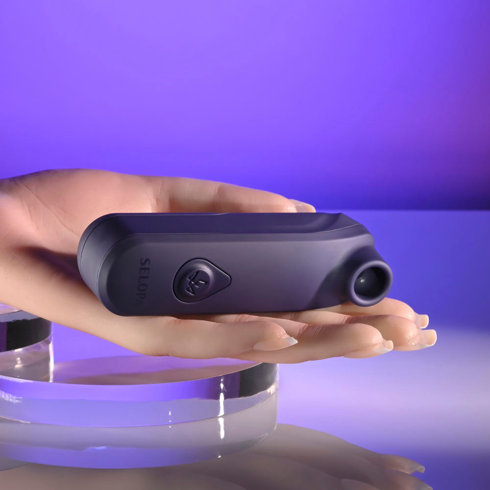 Selopa Sure Thing Black Vibrating & Sucking Stimulator