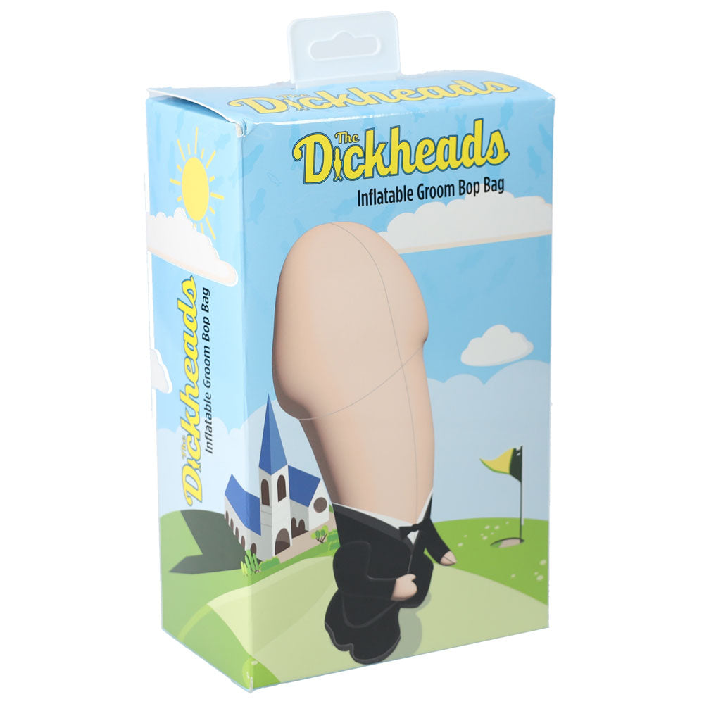 S Line The Dickheads Groom Bop Bag 100 Cm Inflatable Penis Punching Bag