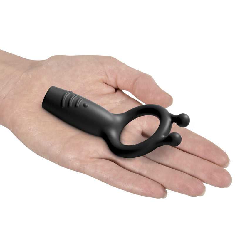 Sir Richards Vibrating Silicone Super C Ring Grey Usb Rechargeable Vibrating Cock Ring