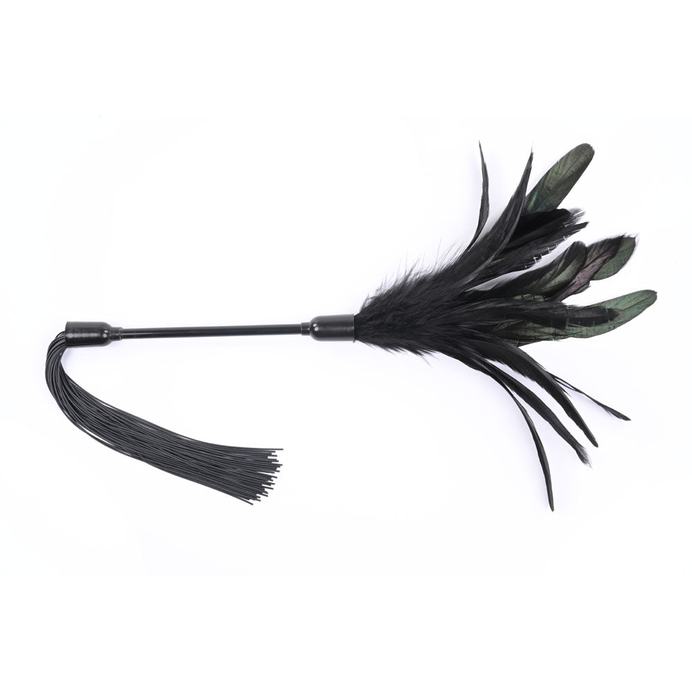 Sex & Mischief Shadow Tie And Tickle Kit Black Beginners Bondage Kit
