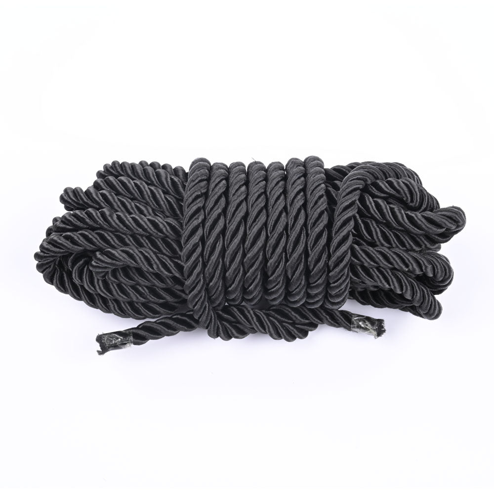 Sex & Mischief Shadow Tie And Tickle Kit Black Beginners Bondage Kit