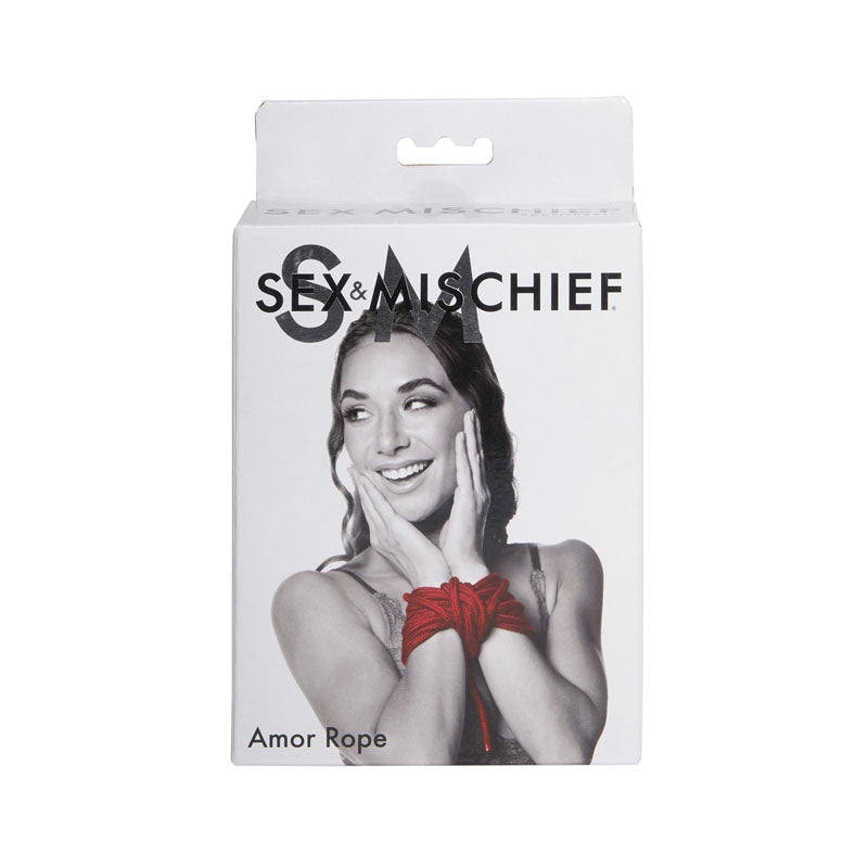 Sex & Mischief Amor Rope 2 Red Bondage Ropes 4.5 M Lengths