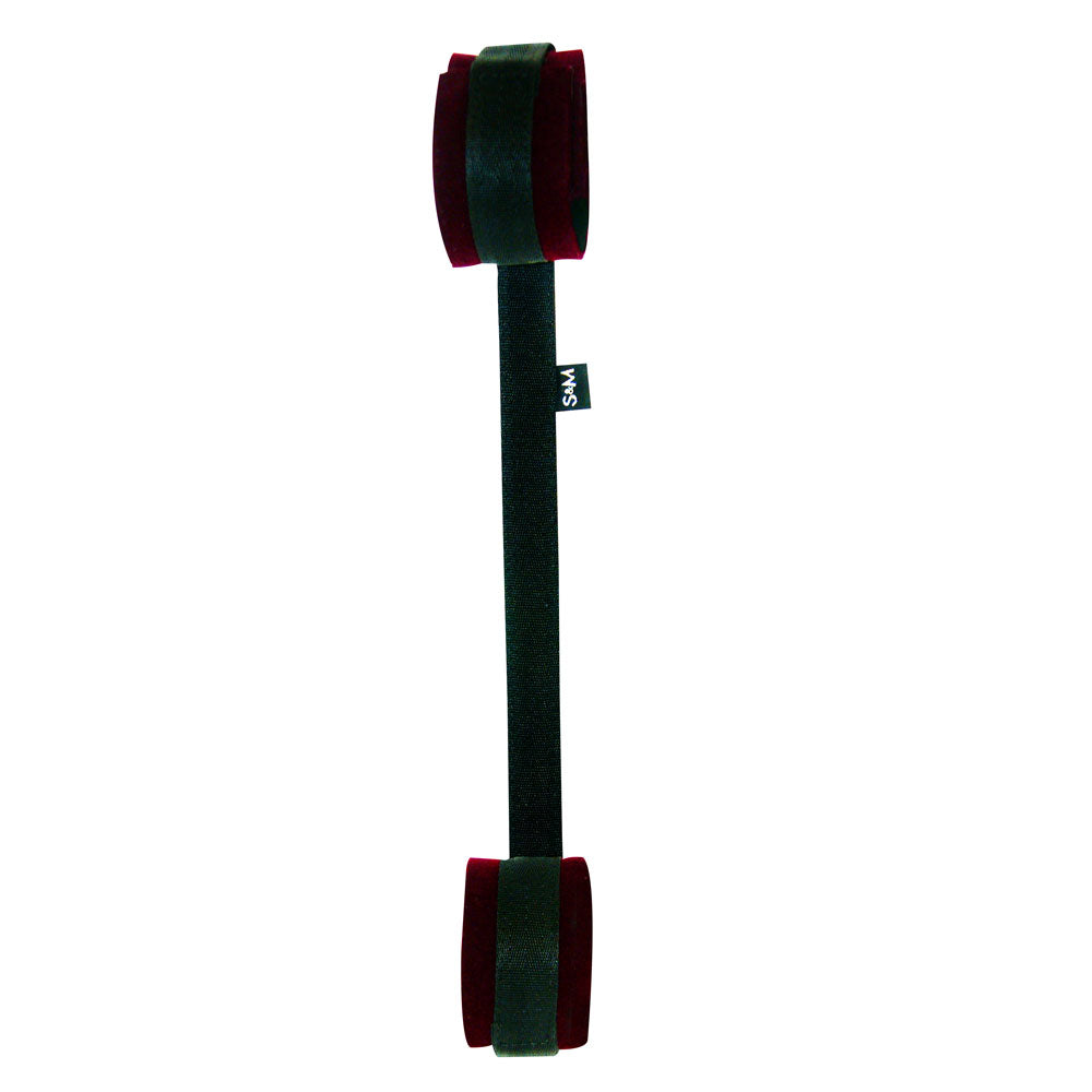 Sex & Mischief Enchanted Spreader Bar Black/Red Restraints