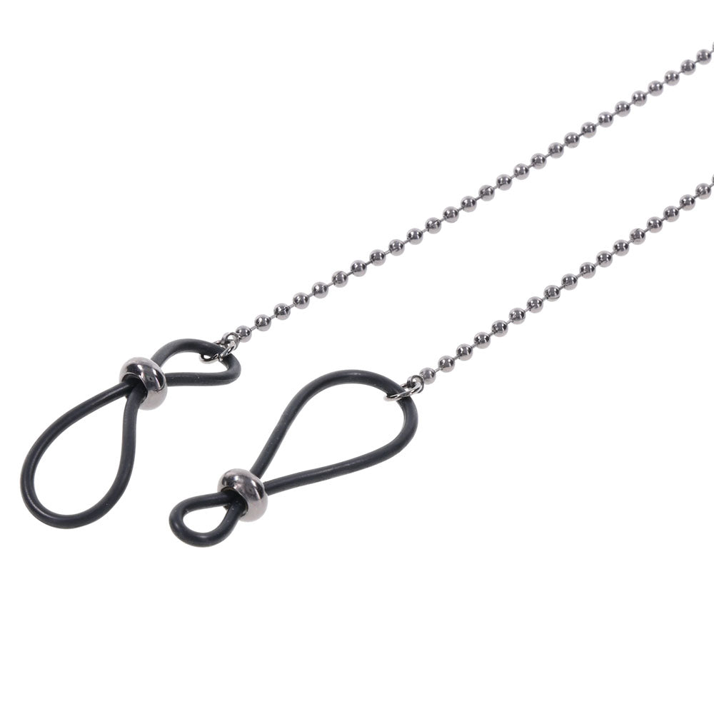S&M Exs & Ohs Body Jewelry With Nipple Ties Metal Chain With Nipple Ties