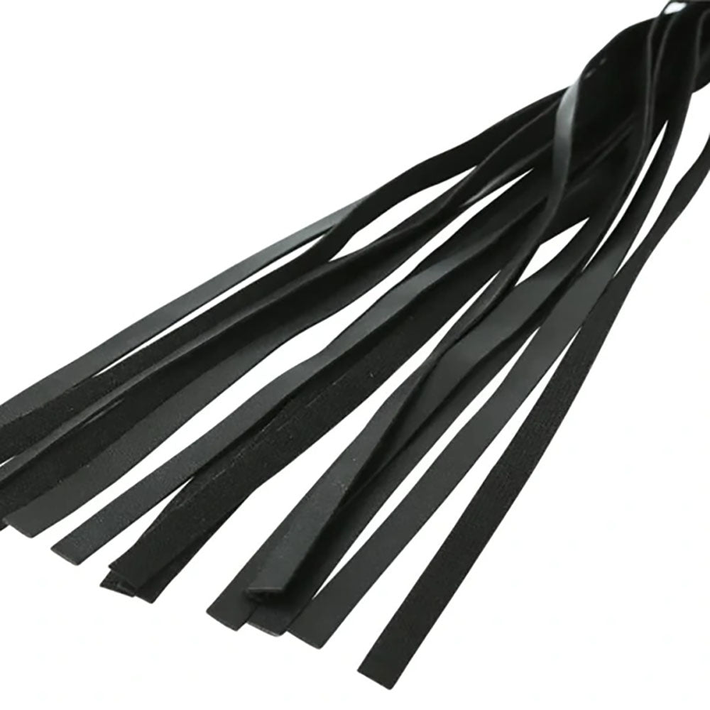Sex & Mischief Mini Flogger Black 53 Cm Flogger Whip