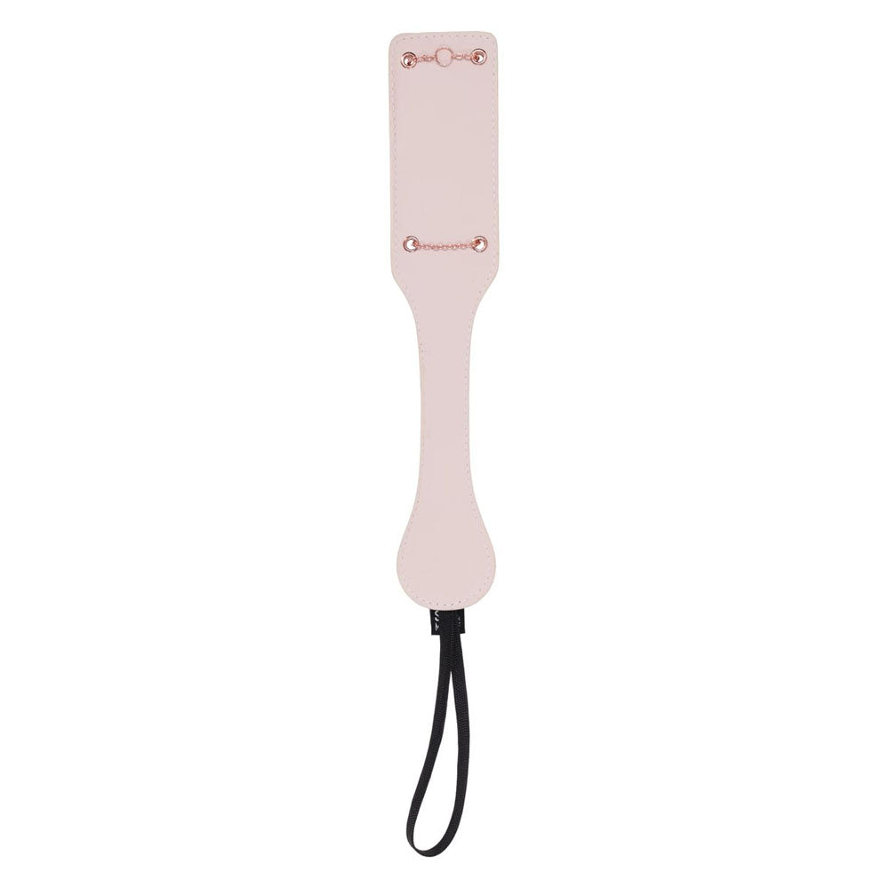 Sex & Mischief Peaches N Crea Me Chain Impressions Paddle Peach Spanking Paddle