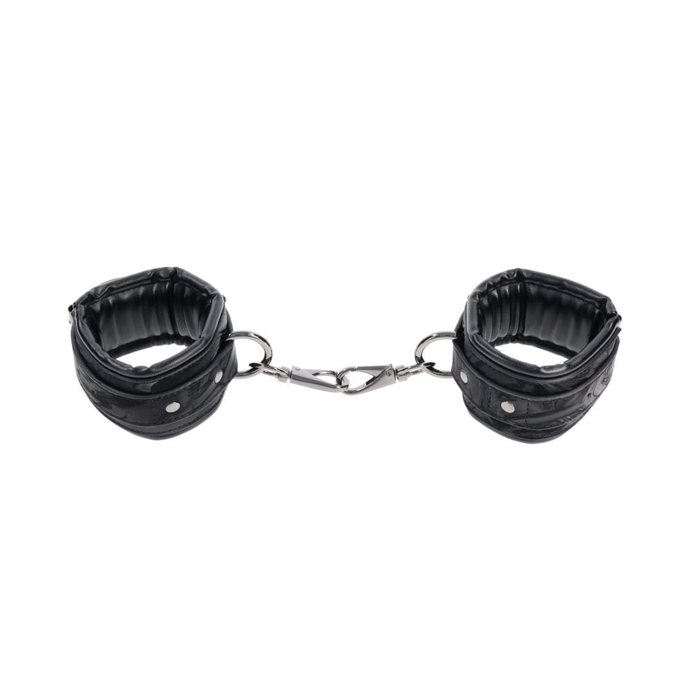 Sportsheets Velvet Noir Handcuffs Black Adjustable Cuff Restraints