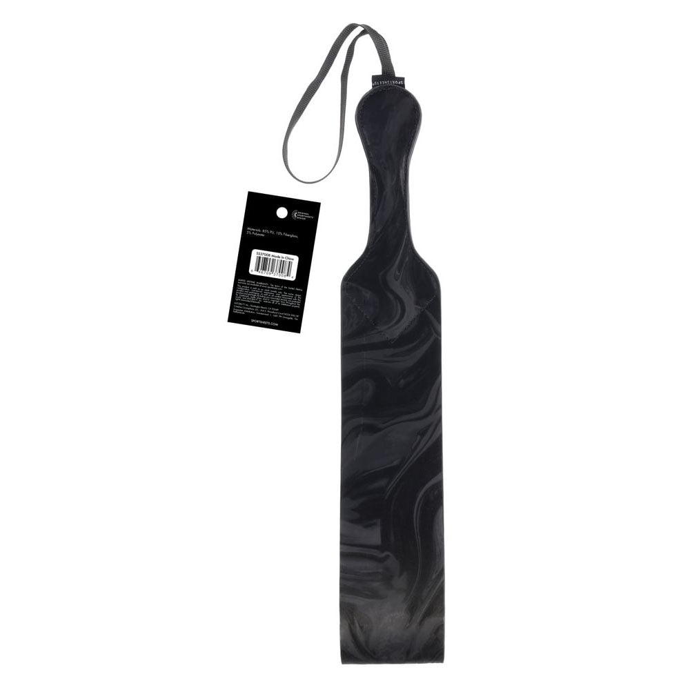 Sportsheets Velvet Noir Loop Paddle Black 42 Cm Paddle