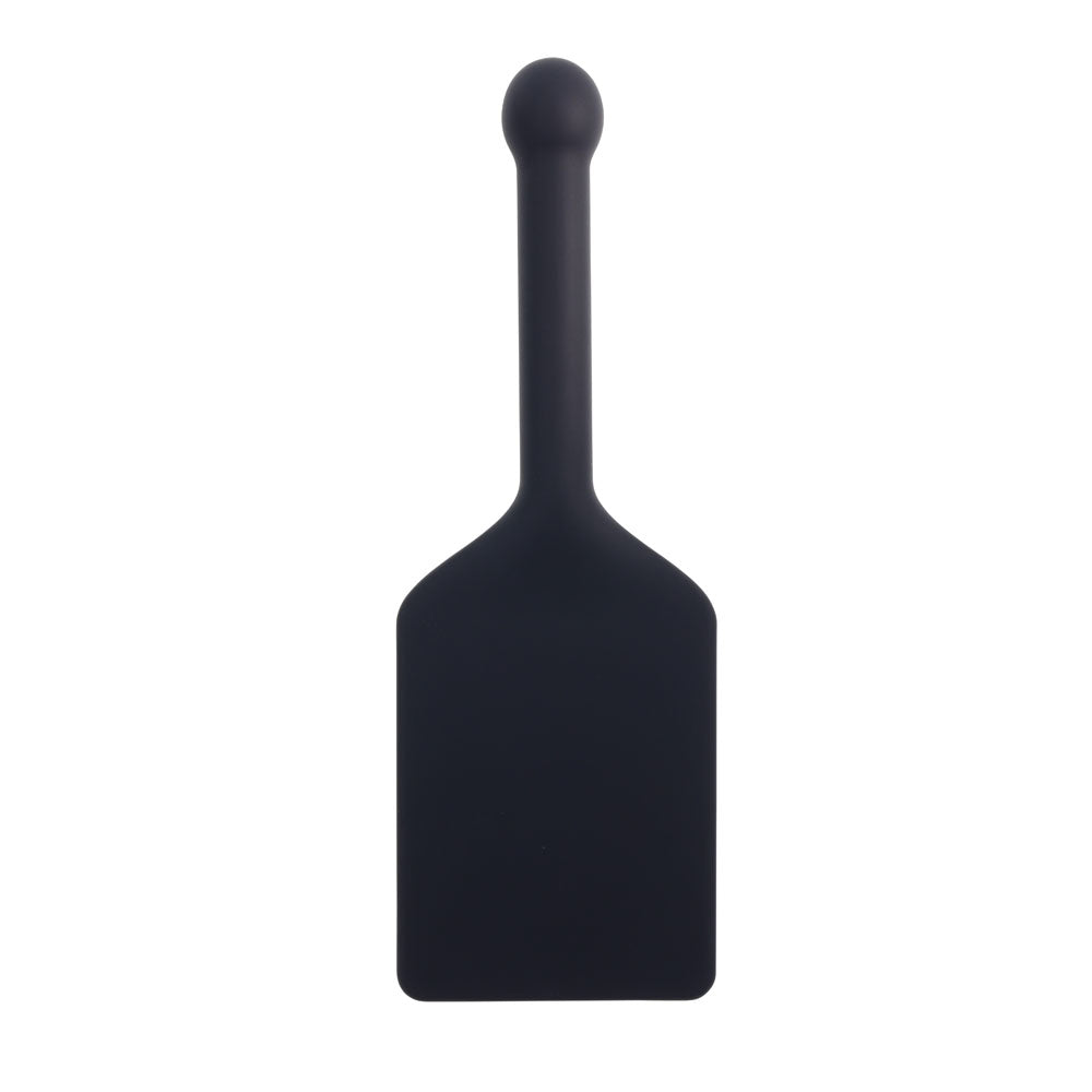 Edge Fuck Toy Silicone Paddle Black Silicone Spanking Paddle