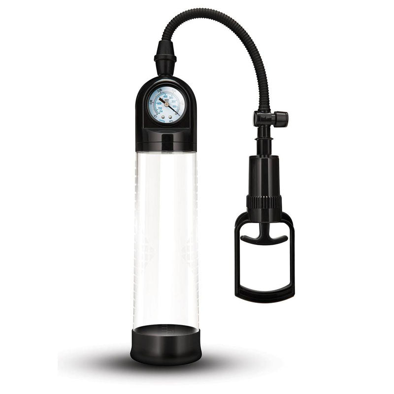 Size Up Penis Pump With Pressure Gauge Clear Penis Pump