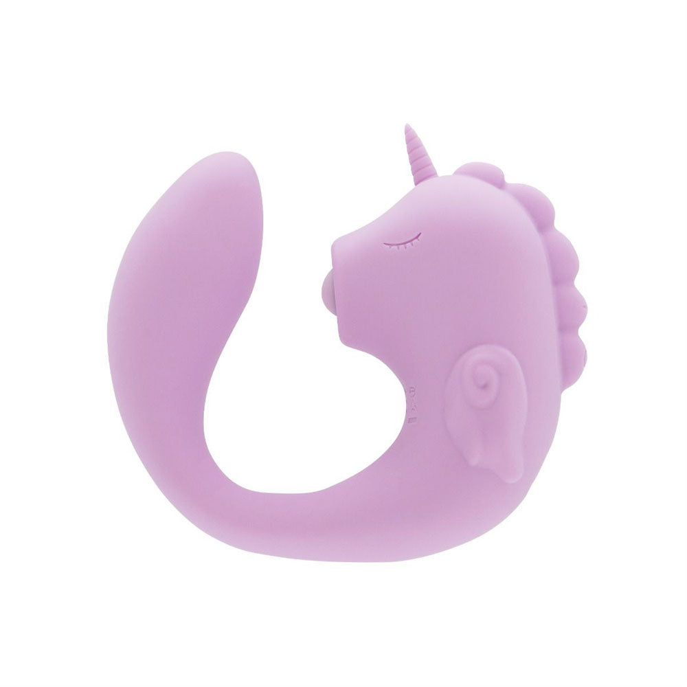 Unihorn C Horse Marina Lilac Lilac Usb Rechargeable Dual Unicorn Vibrator