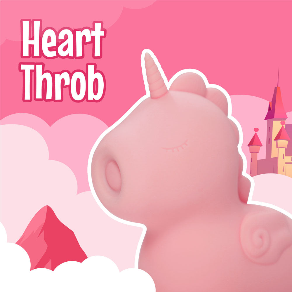 Unihorn Heart Throb Coral Usb Rechargeable Flicking Stimulator