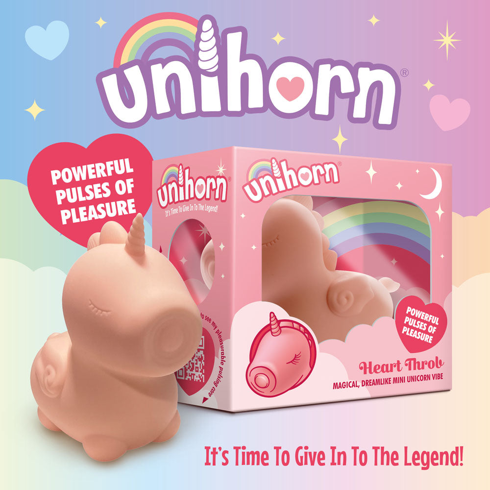Unihorn Heart Throb Coral Usb Rechargeable Flicking Stimulator
