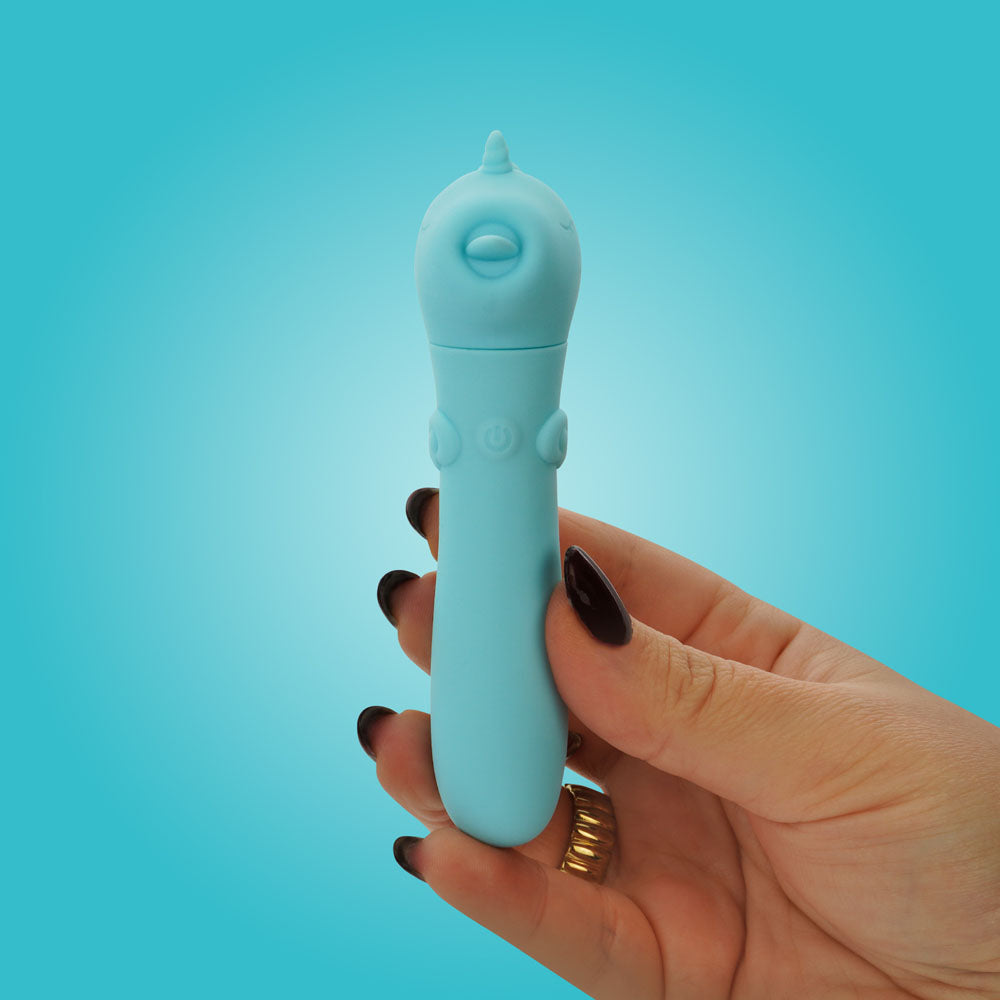 Unihorn Usb Bullet Mount'n Peak Teal Usb Rechargeable Vibrating Bullet