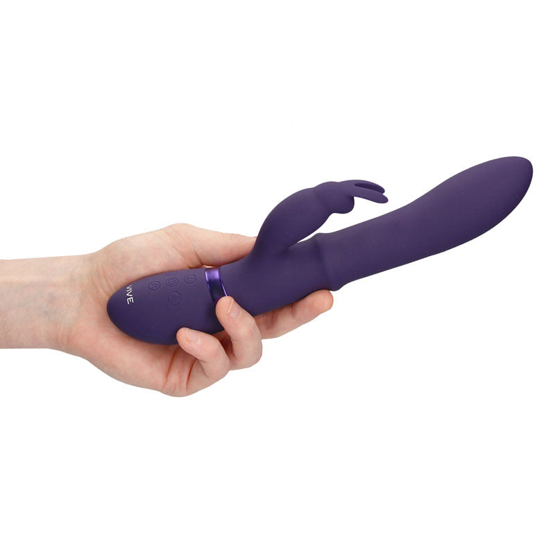 Vive Halo Purple 24.5 Cm Usb Rechargeable Rabbit Vibrator
