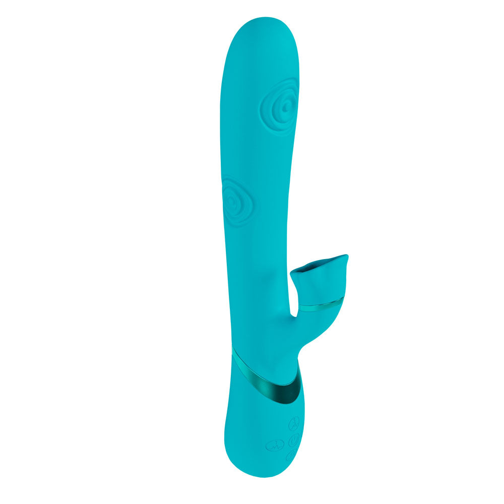 Vive Fiore Blue 25 Cm Usb Rechargeable Tapping Rabbit Vibrator