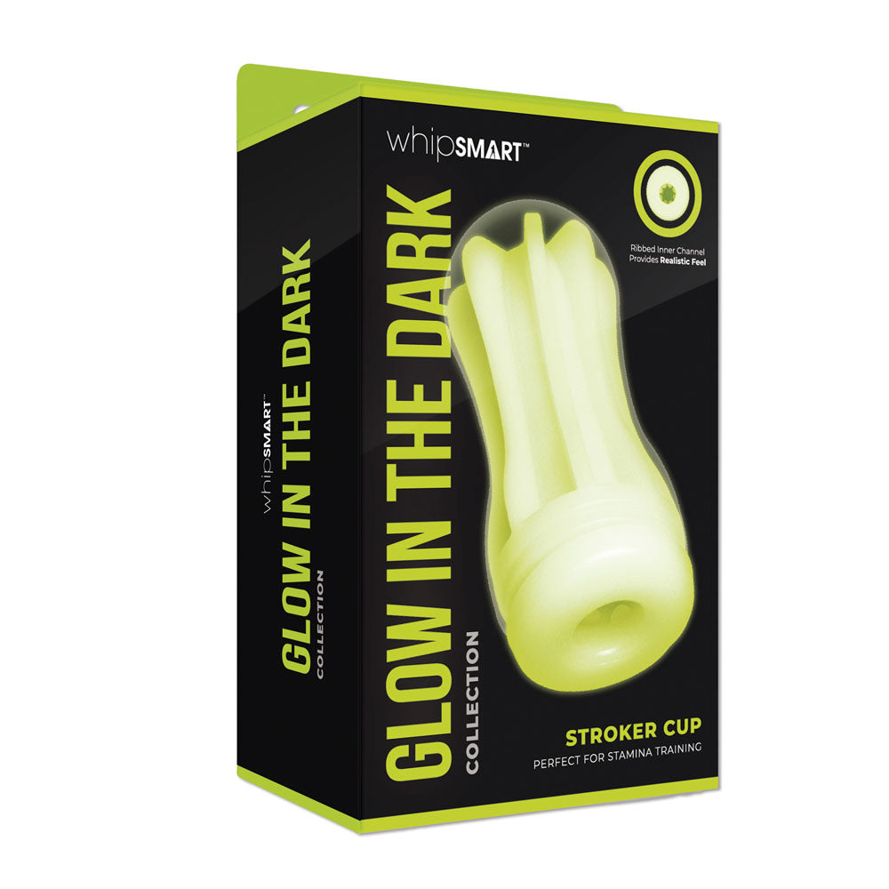 Whip Smart Glow In The Dark Stroker Cup Glow In Dark Stroker