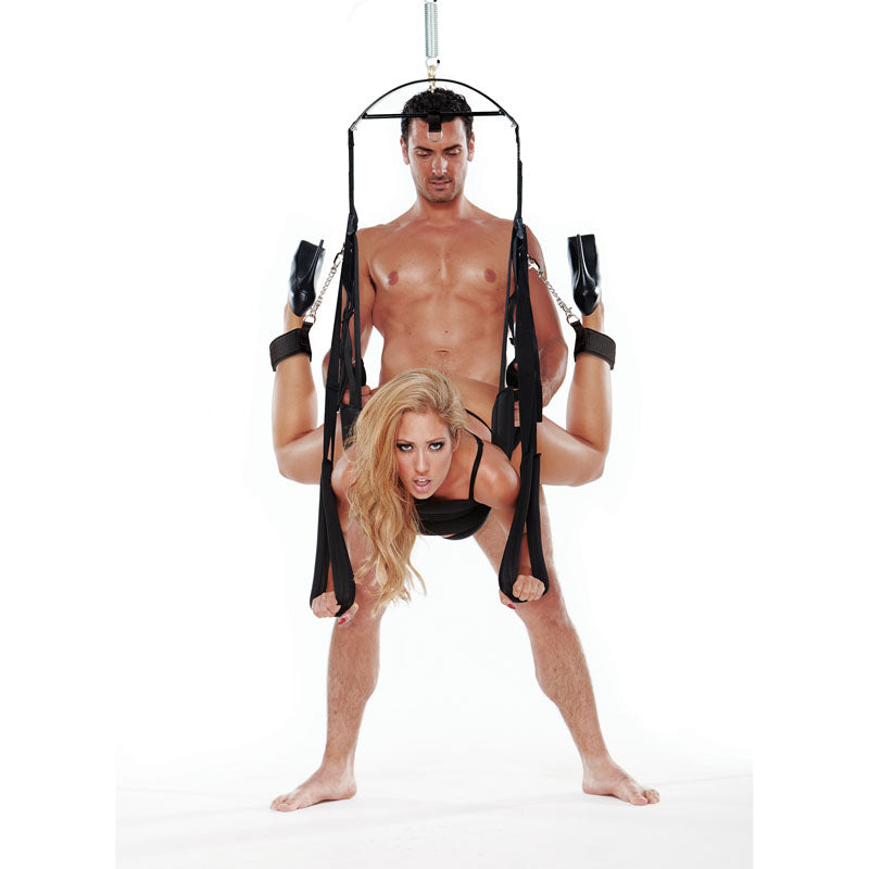 Whip Smart Fantasy Bondage Swing Black Swing