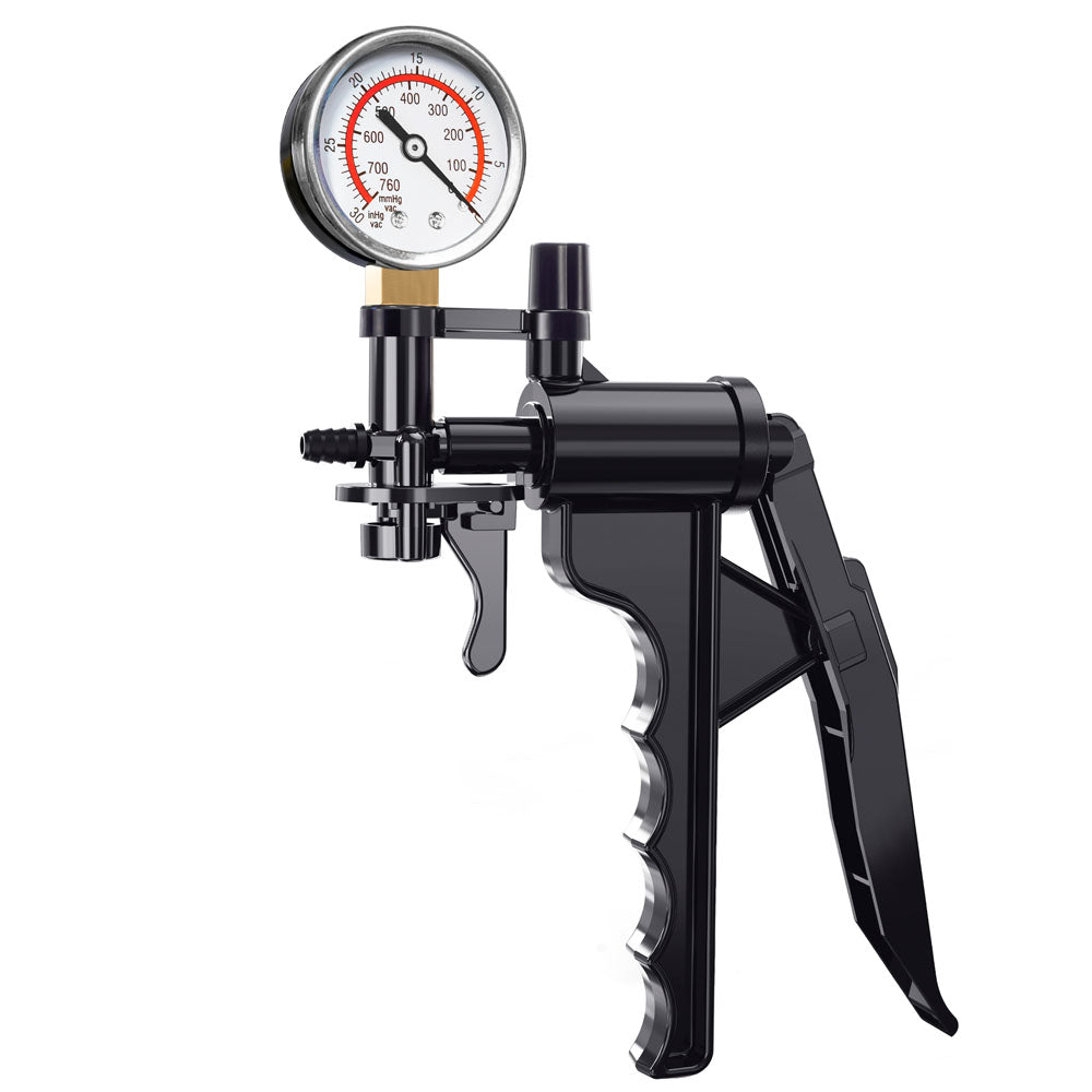 Luv Pump Pro Xtra Professional Gauge Power Pump Clear Penis Pump With Pressure Gauge