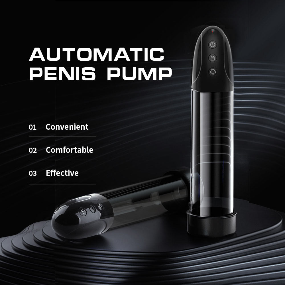 Luv Pump Automatic Penis Pump Clear Usb Rechargeable Automatic Penis Pump