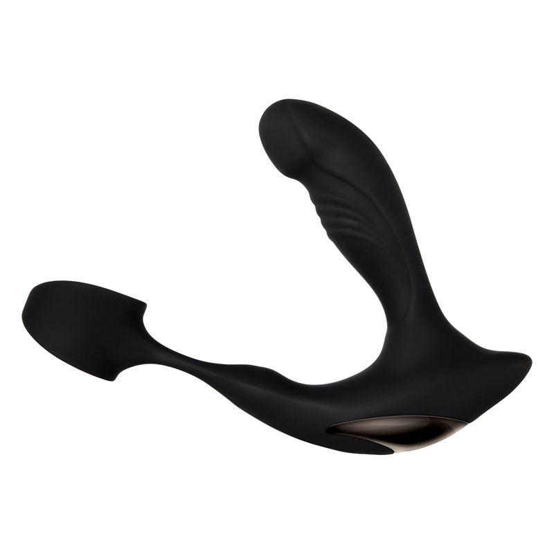 Zero Tolerance Strapped & Tapped Black Usb Rechargeable Heating Anal Plug With Cock Ring