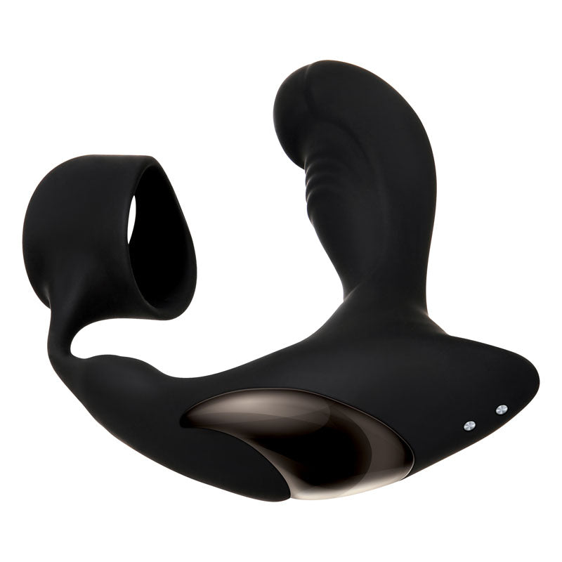 Zero Tolerance Strapped & Tapped Black Usb Rechargeable Heating Anal Plug With Cock Ring