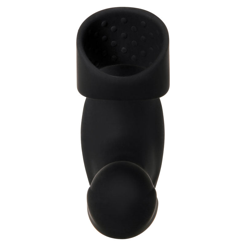 Zero Tolerance Strapped & Tapped Black Usb Rechargeable Heating Anal Plug With Cock Ring