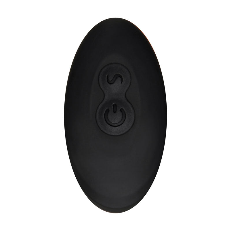 Zero Tolerance Strapped & Tapped Black Usb Rechargeable Heating Anal Plug With Cock Ring