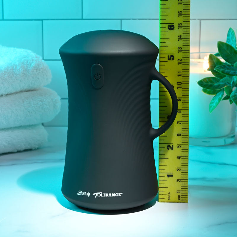 Zero Tolerance Gyro Stroke Black Usb Rechargeable Powered Masturbator