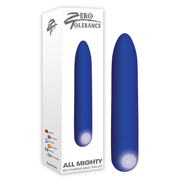 Zero Tolerance All Mighty Bullet Purple 9.1 Cm (3.6'') Usb Rechargeable Bullet