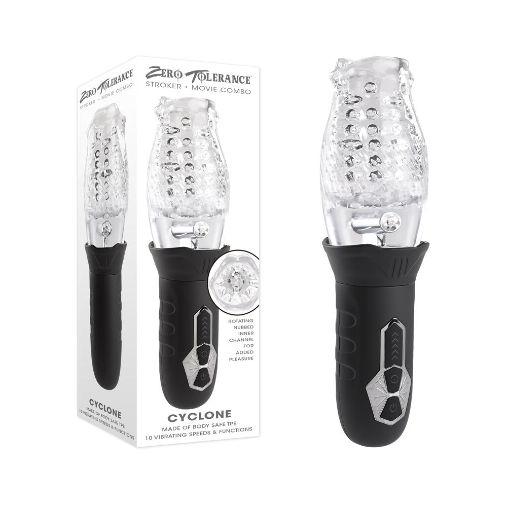 Zero Tolerance Cyclone Usb Rechargeable Spinning & Vibrating Stroker