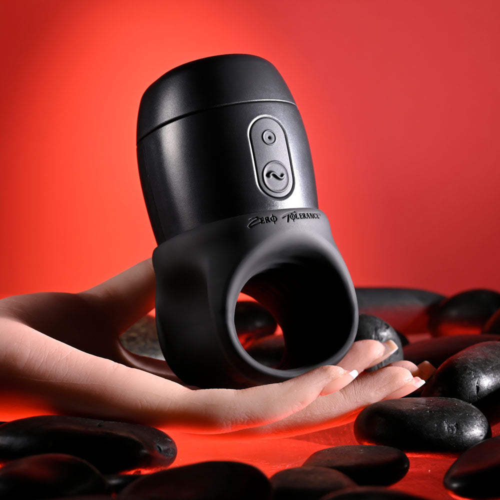 Zero Tolerance Wet It Be Black Usb Rechargeable Vibrating And Self Lubricating Stroker