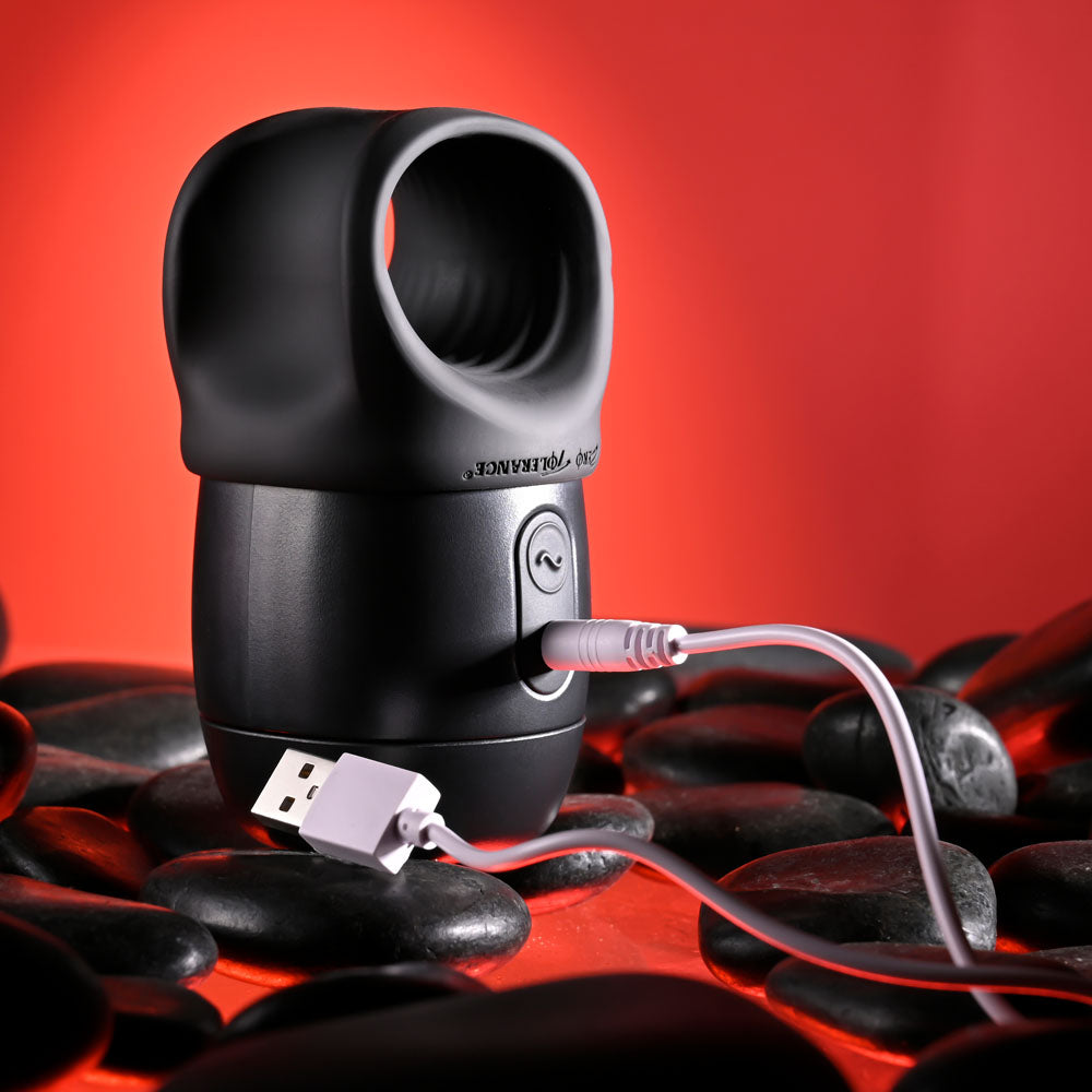Zero Tolerance Wet It Be Black Usb Rechargeable Vibrating And Self Lubricating Stroker