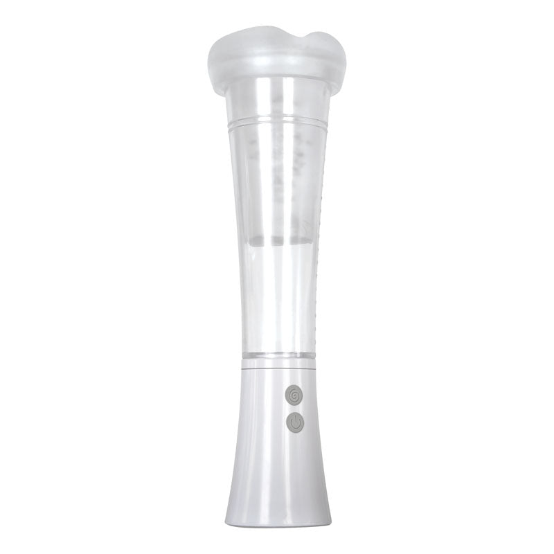 Zero Tolerance Sucking Good White Usb Rechargeable Vibrating Masturbator