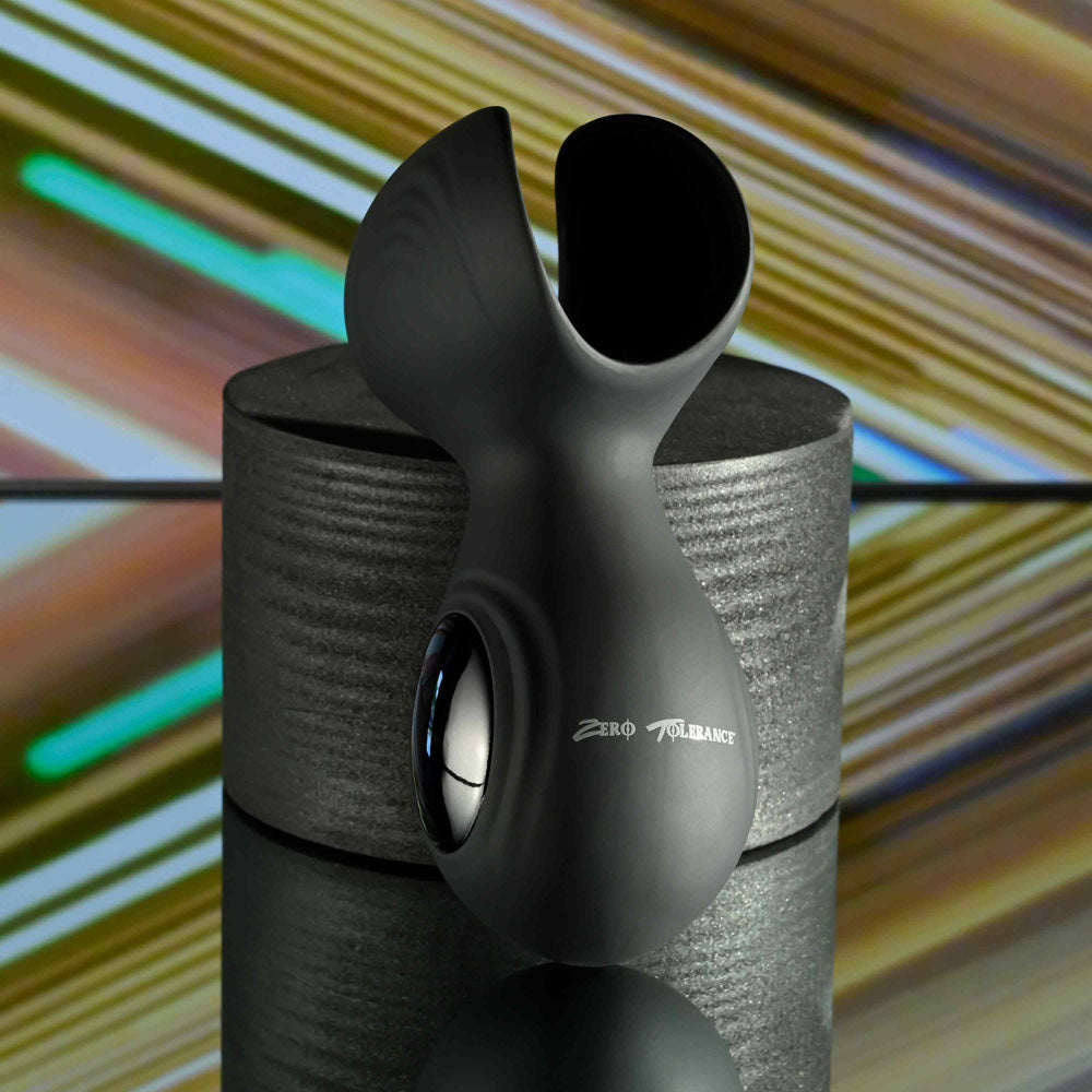 Zero Tolerance Handy Helper Black Usb Rechargeable Vibrating Stroker