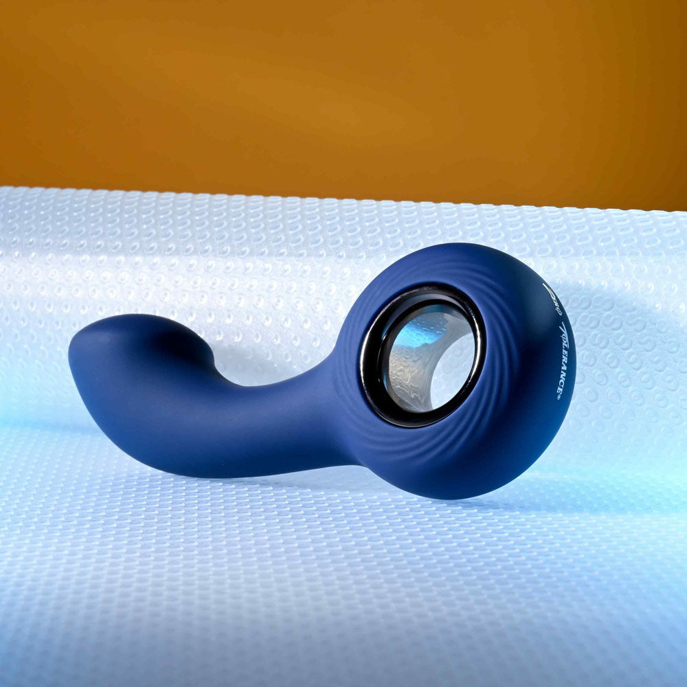 Zero Tolerance The Reach Blue 13.8 Cm Usb Rechargeable Vibrating Anal Plug