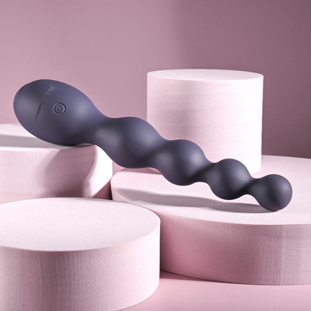 Zero Tolerance Rumpy Bumpy Purple 17.5 Cm Usb Rechargeable Vibrating Anal Beads