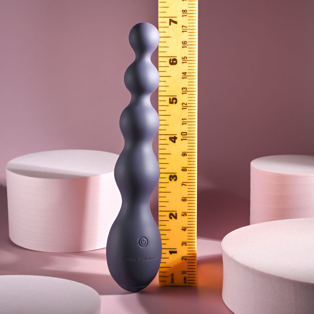 Zero Tolerance Rumpy Bumpy Purple 17.5 Cm Usb Rechargeable Vibrating Anal Beads
