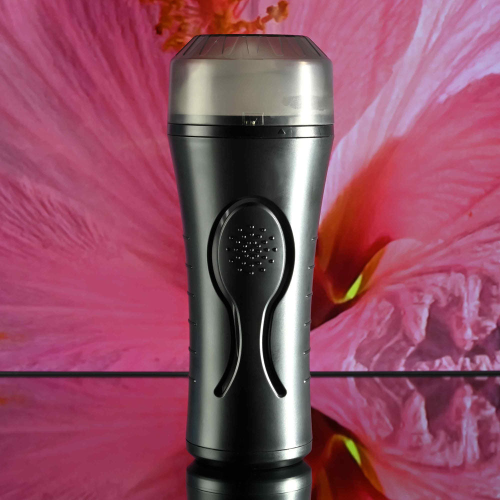 Zero Tolerance Hold Tight Clear Usb Rechargeable Vibrating Vagina Stroker