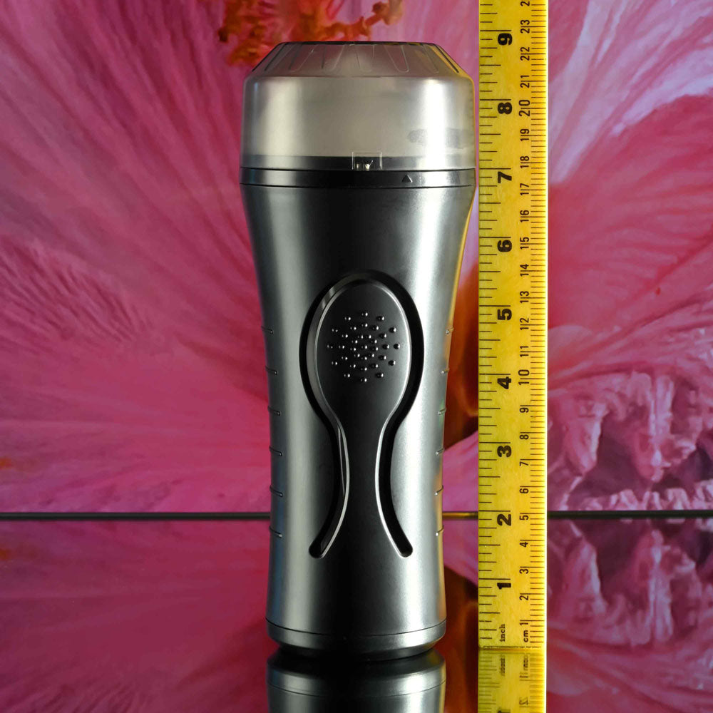Zero Tolerance Hold Tight Clear Usb Rechargeable Vibrating Vagina Stroker