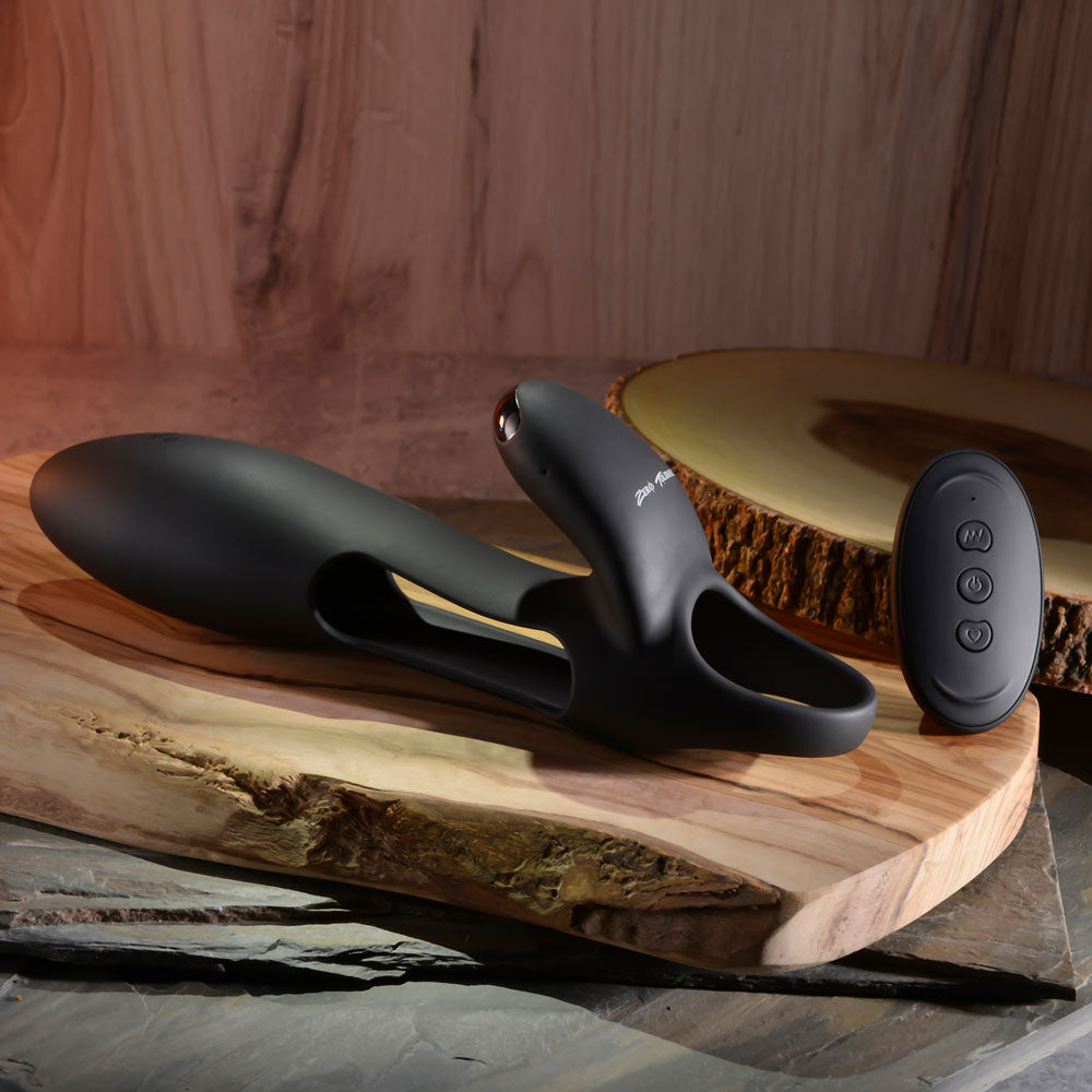 Zero Tolerance Nautilus Black Usb Rechargeable Vibrating Penis Extender Sleeve