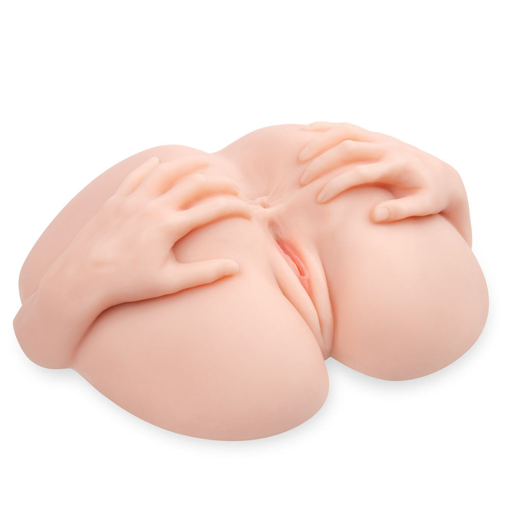 Zolo Stroke Off Vibrating Spread Wide Pussy & Ass Flesh Lifesize Vibrating Doggy Style Masturbator