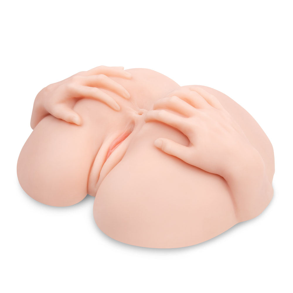 Zolo Stroke Off Vibrating Spread Wide Pussy & Ass Flesh Lifesize Vibrating Doggy Style Masturbator