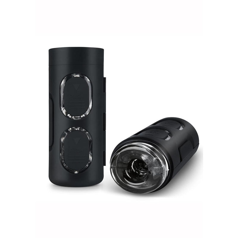 Zolo Strokemeister Black Squeezable Masturbator