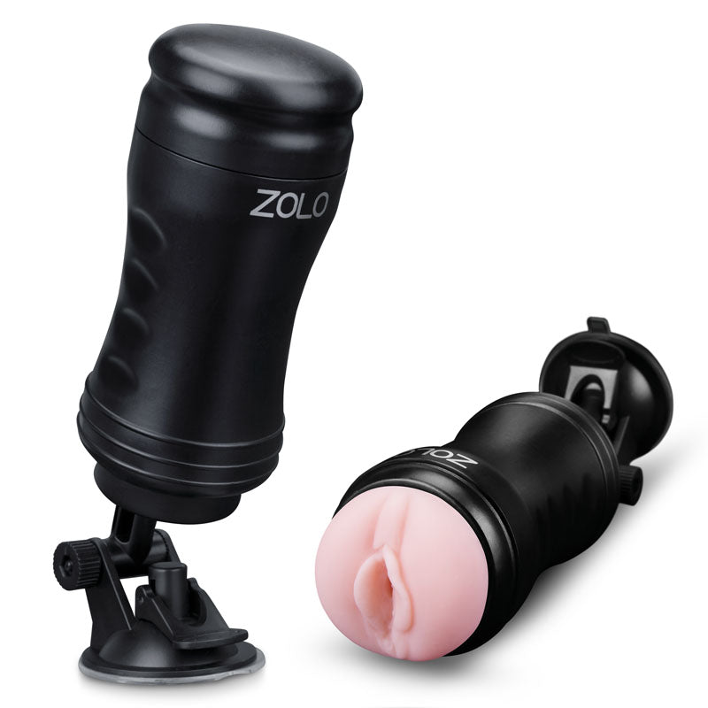Zolo Solo Flesh Flesh Vagina Stroker With Suction Base