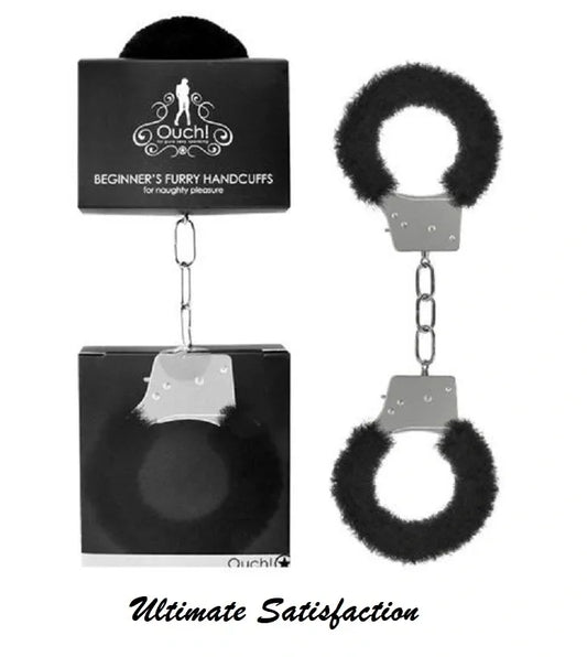 Ouch Beginners Furry Hand Cuffs